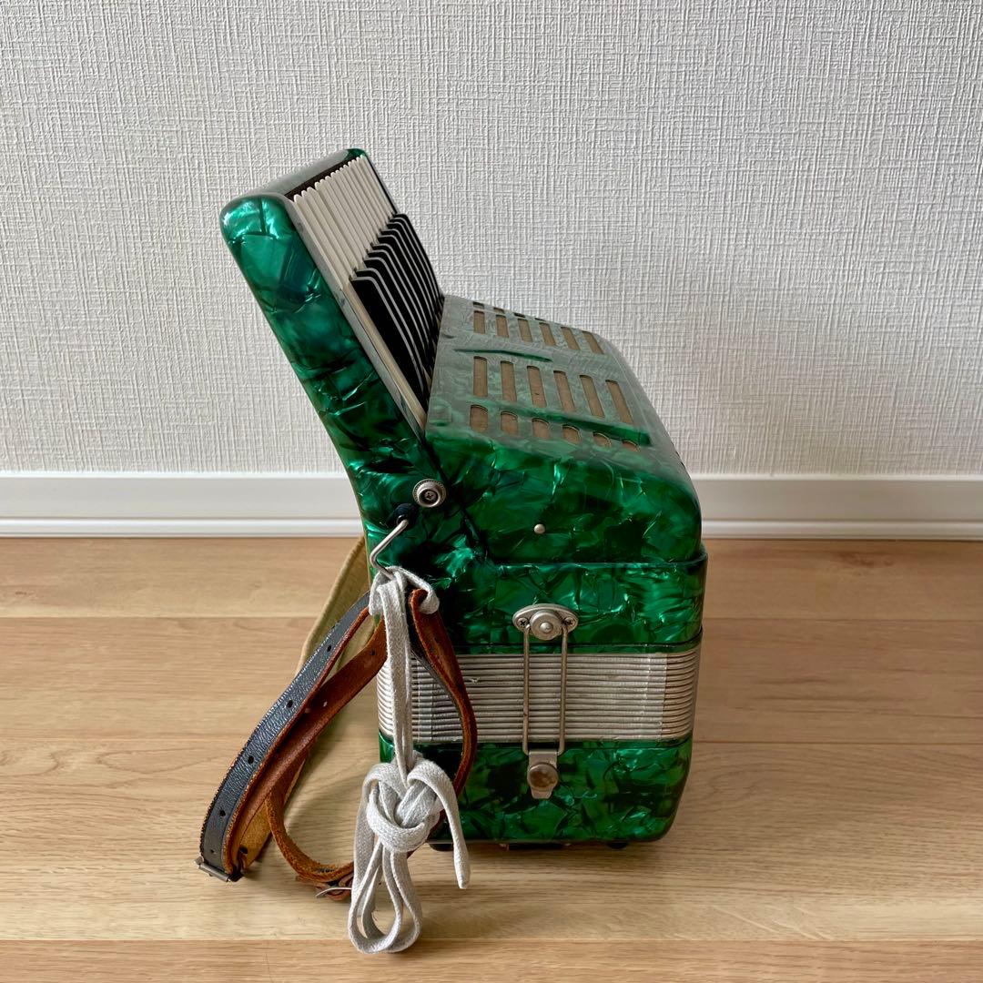 【希少・廃盤】YAMAHA ヤマハ アコーディオン ALTO 25 グリーン