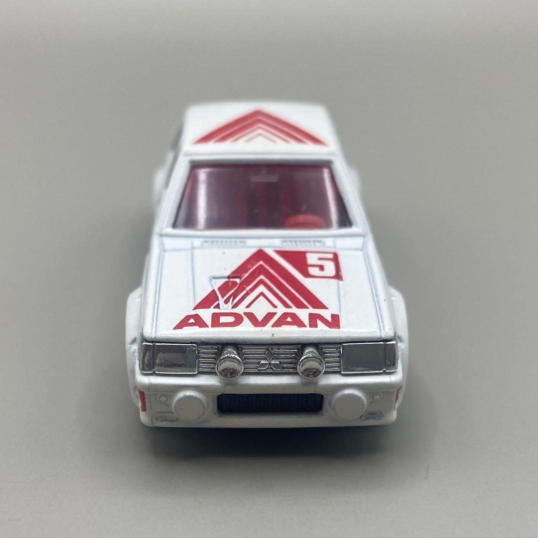 TOMICA トミカ 三菱ランサーターボ 輸出仕様 ADVAN 日本製 黒箱