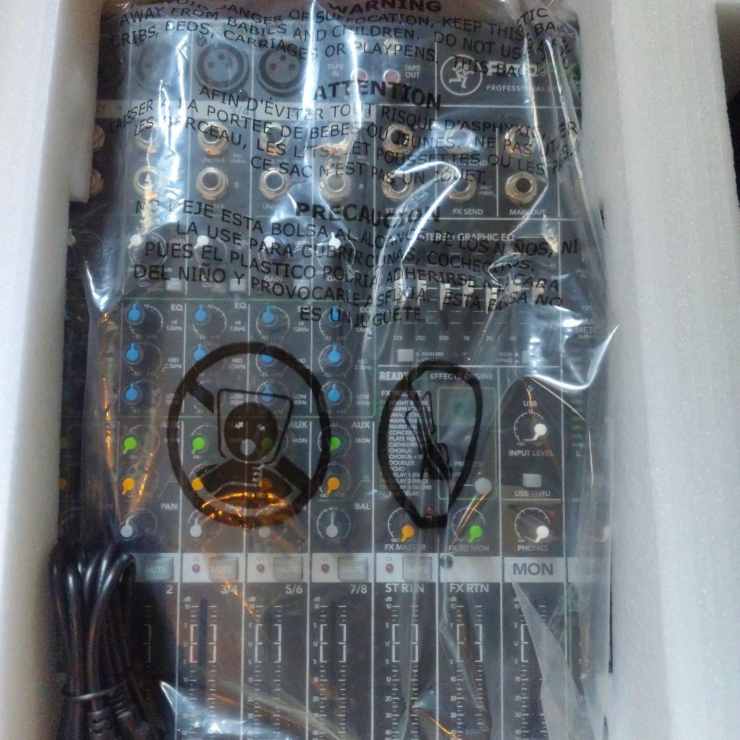 マッキー ProFX8v2 8チャンネルミキサー USB接続