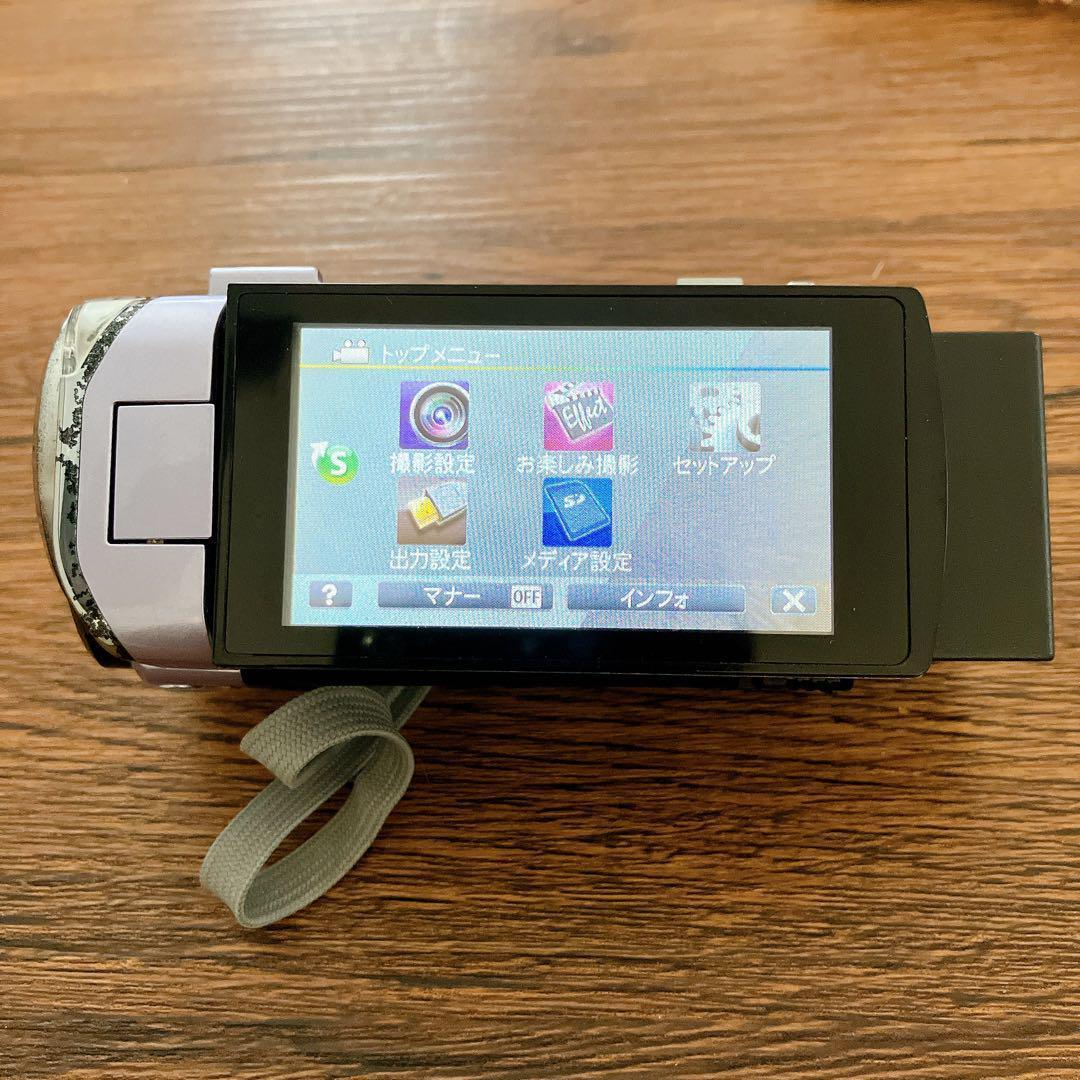 JVC Everio GZ-E765-V デジタルビデオカメラ　動作品　PC転送