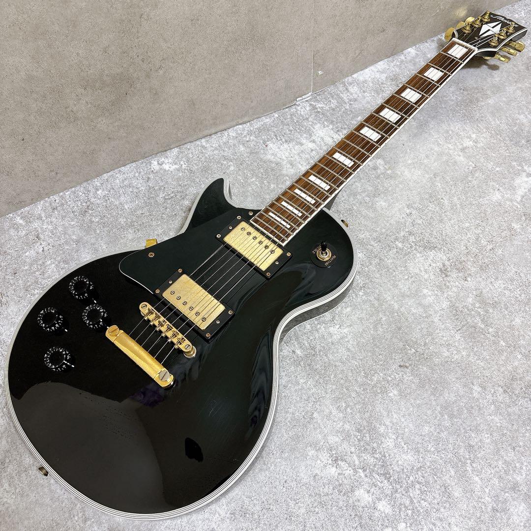 ぼっちざろっく レスポールカスタム 左 レフティ エレキギター 黒金 後藤ひとり