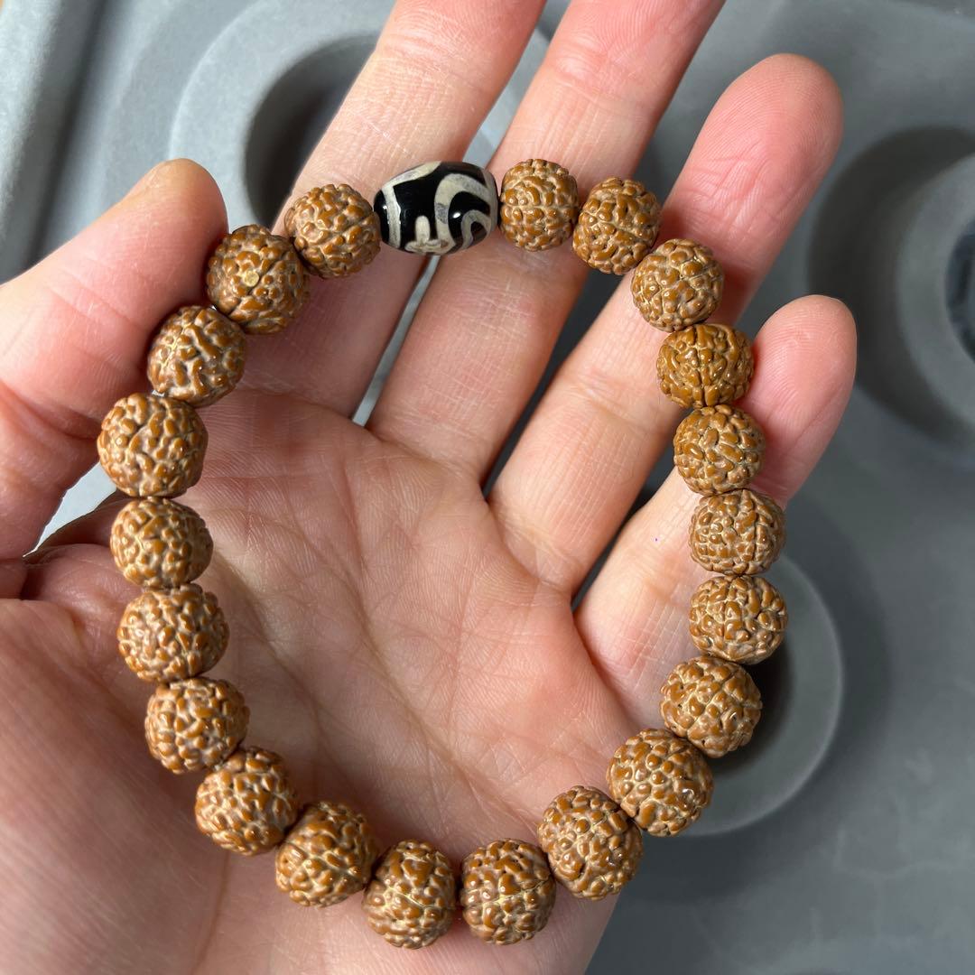 ルドラクシャ ブレスレット 天珠 念珠 数珠 お守り - メルカリ