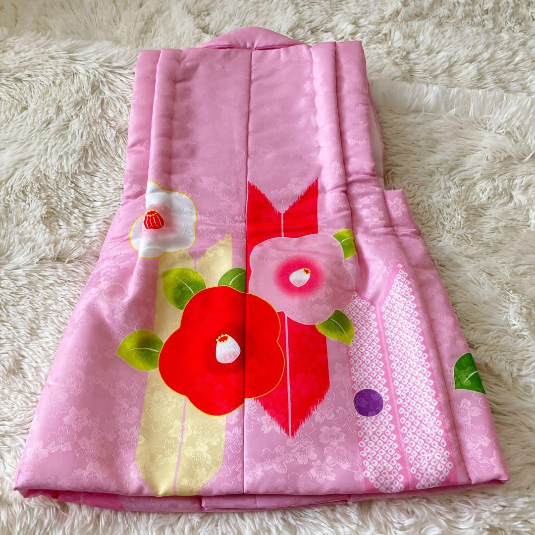 極美品 3歳 七五三 被布 花柄 着物 7点セット おまけ付き 晴れ着 女の子