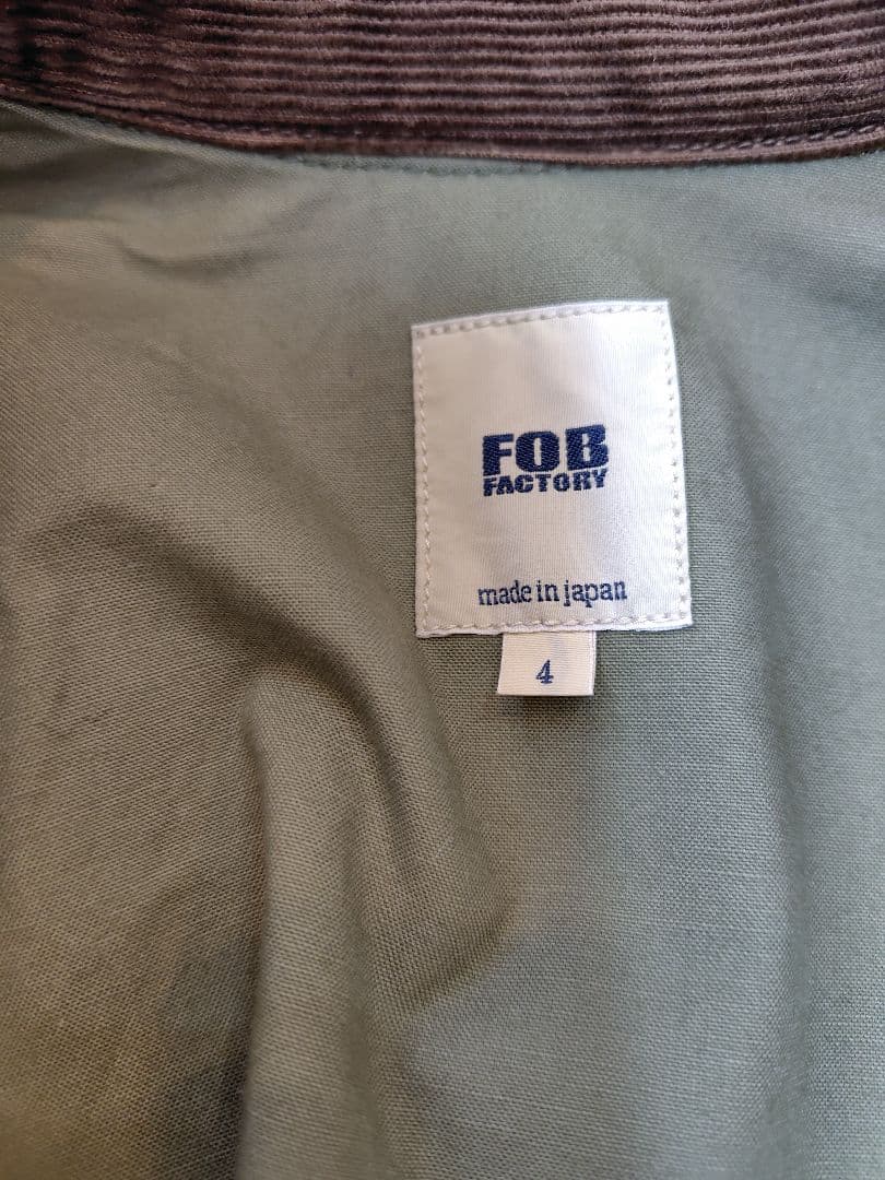 FOBファクトリー　ライディングジャケット　サイズ4