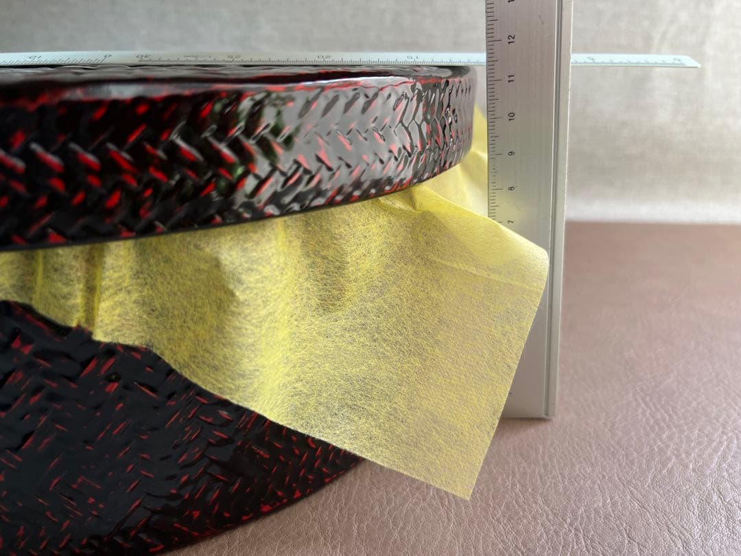 らんたい漆器　茶櫃　約25.2㎝