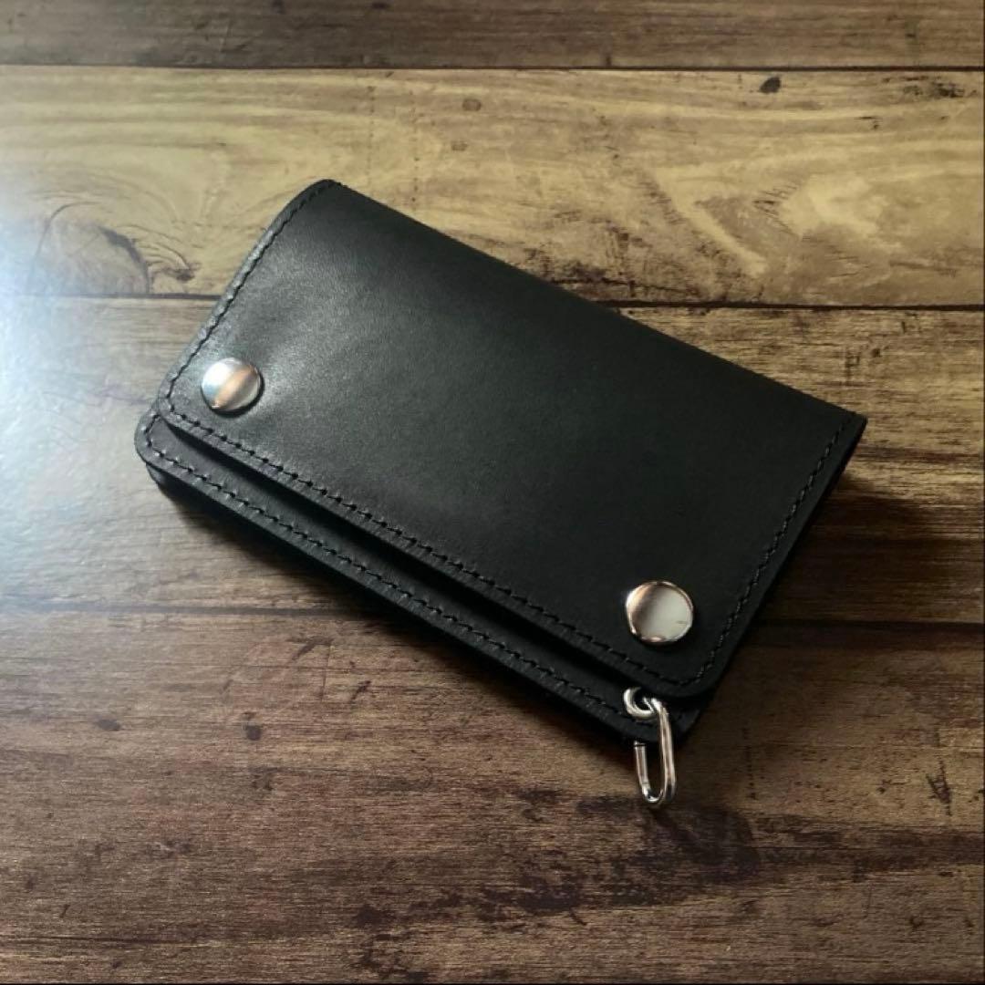 【はーる】COW CRUST トラッカーウォレット150（ミドル）2.5層