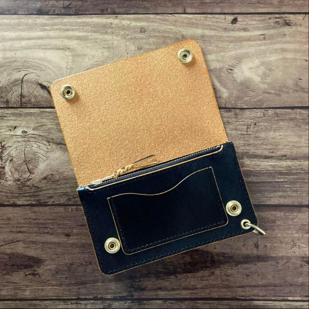 【はーる】COW CRUST トラッカーウォレット150（ミドル）2.5層