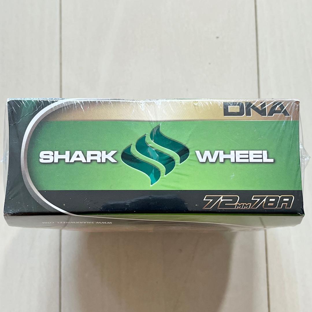 22☆新品 未開封☆ シャークウィール 72mm 78a クリア グリーン