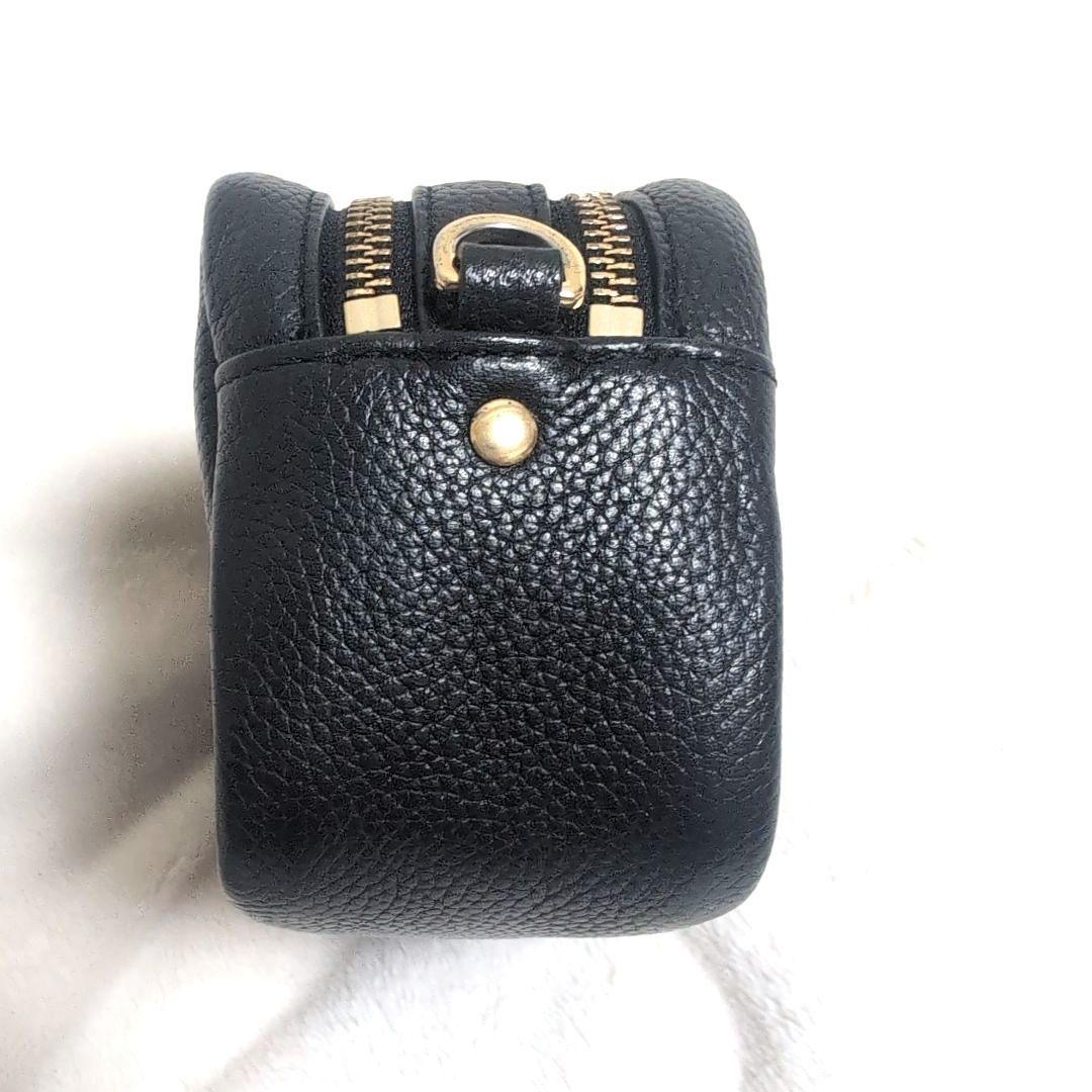 TORYBURCH　トリーバーチ　ペリー ボンベミニショルダーバッグ　レザー　黒