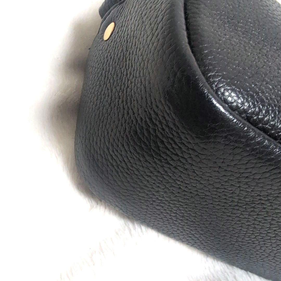 TORYBURCH　トリーバーチ　ペリー ボンベミニショルダーバッグ　レザー　黒