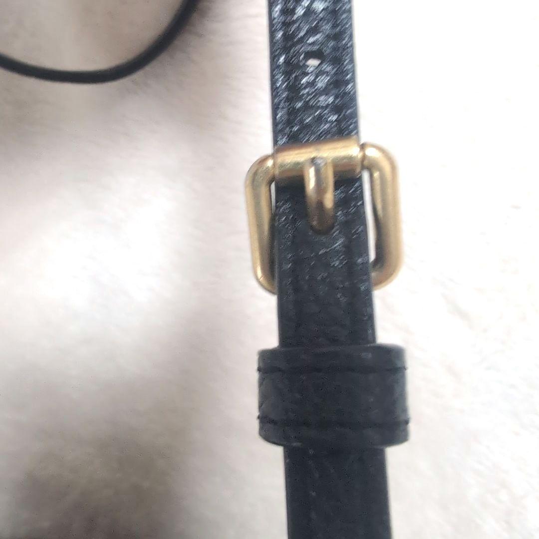 TORYBURCH　トリーバーチ　ペリー ボンベミニショルダーバッグ　レザー　黒