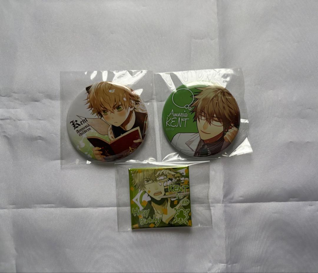 AMNESIA アムネシア ケント 缶バッジ