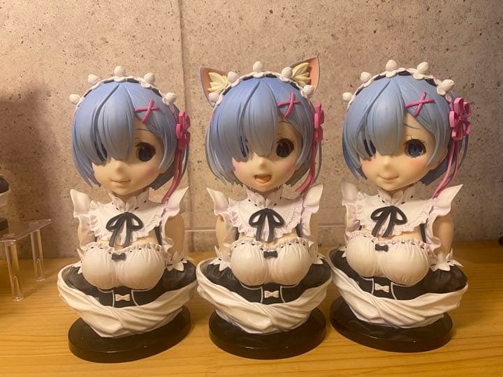 一番くじ　A賞　ラストワン賞　レム　ラム　エミリア　アートスケールフィギュア