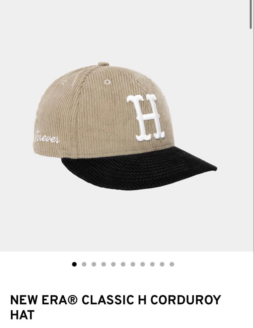 NEW ERA CLASSIC H CORDUROY HAT HUF キャップ NEW ERA CLASSIC H CORDUROY HAT（キャップ）｜NEW ERA（ニューエラ