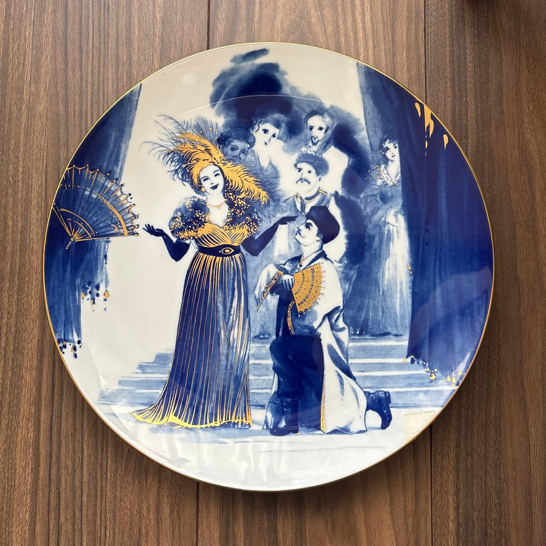 マイセン　2006年　イヤープレート 極美品1級品】マイセン メリー・ウィドウ 2006年 イヤープレート 金彩