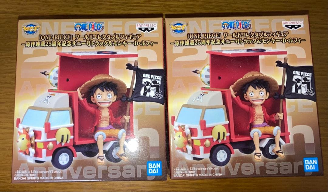 ONE PIECE ワンピース ワーコレ 25周年 サニー号トラック&ルフィ
