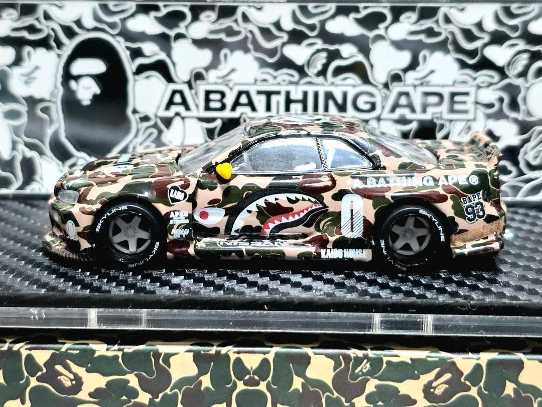 MINIGTKAIDO★HOUSE GT-R R34 BAPE 1セット