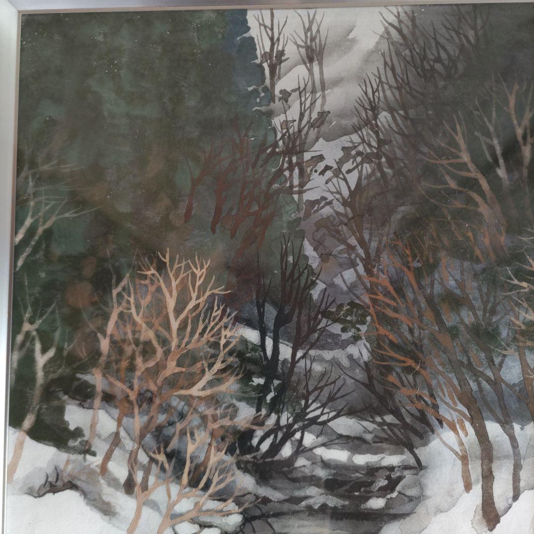 雪景色 絵画 水谷雄 Y130
