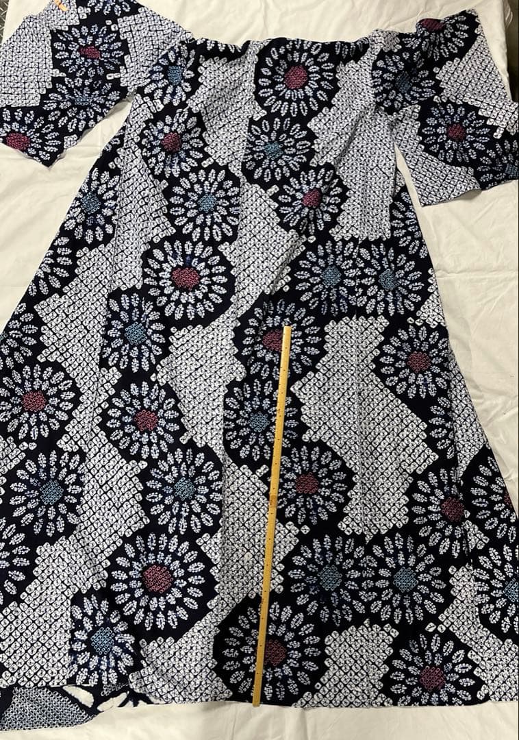 4 9 絞り浴衣 リメイク用