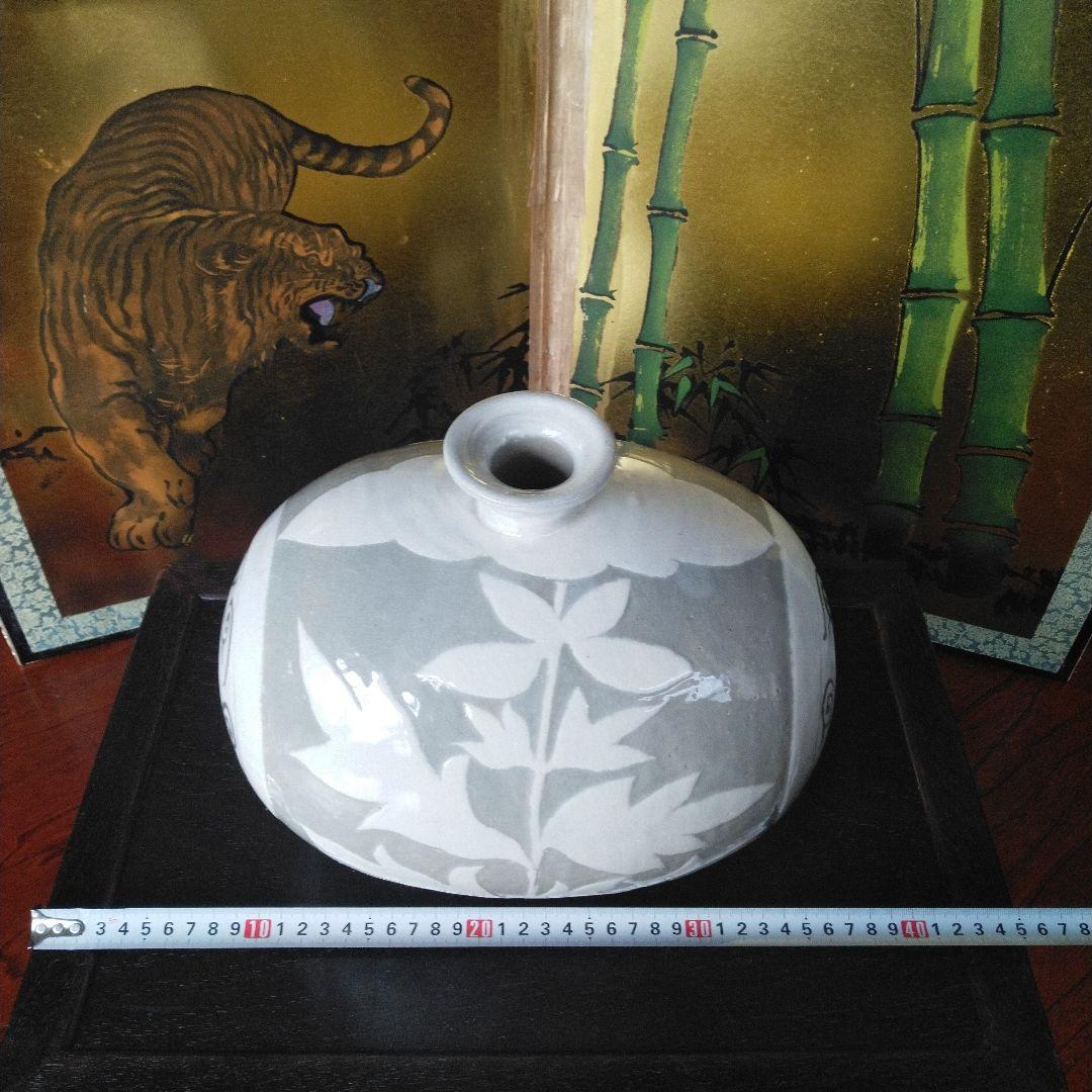 送料込【逢絢亭】茶道具 香合 美濃焼 松毬香合 柴田好寛 共箱入り