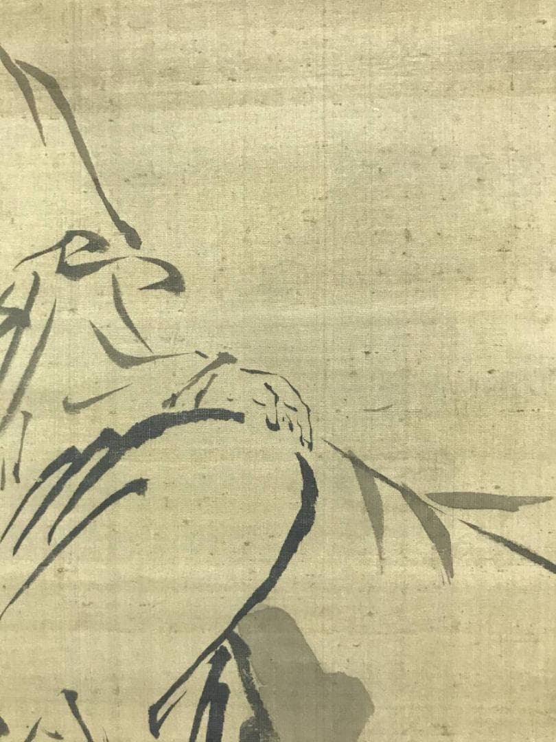 真作/狩野安信/滝見白衣観音図/観音図/仏画/古画/掛軸☆宝船☆AH-668