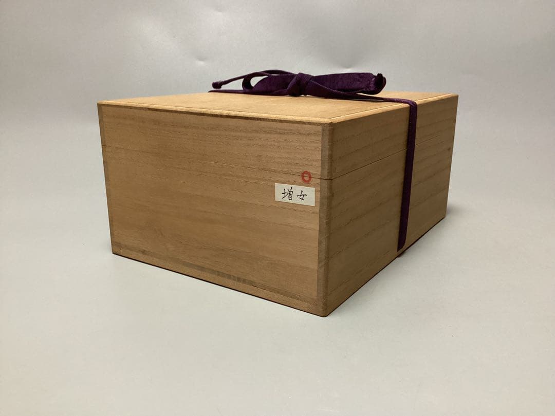 委託品 能面 能面師『堀安右衛門』作 増女 共箱 売り切り｜能面 能面