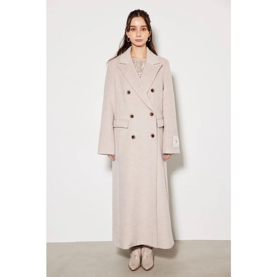 rienda ピークドラペルウールMIXチェスターコート Mサイズ - メルカリ