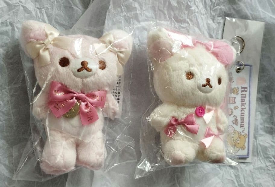 コリラックマ　メゾンドフルールコラボ　ぶらさげぬいぐるみセット