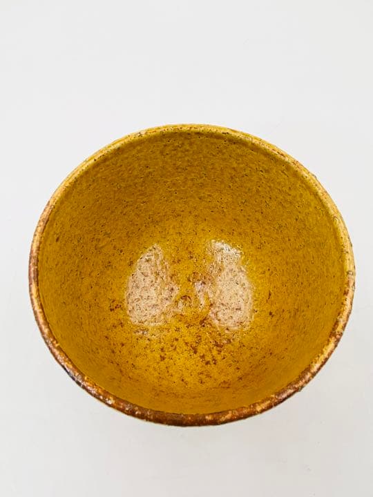 【南口閑粋】紅梅絵茶碗　杣山焼　桐共箱　底部在銘　美品