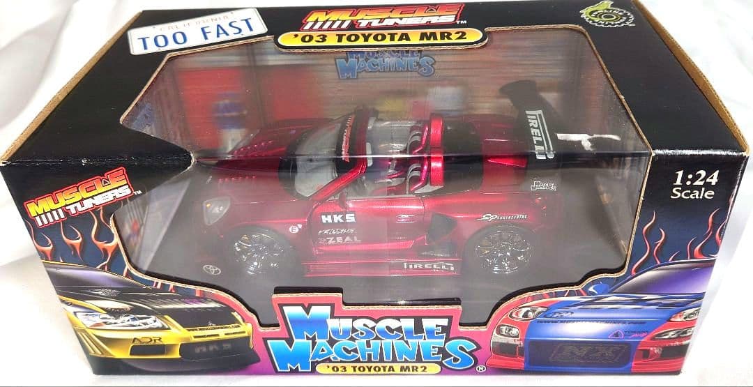 マッスルマシーンズ 2003 トヨタ MR2 1:24 MR-S ZZW30