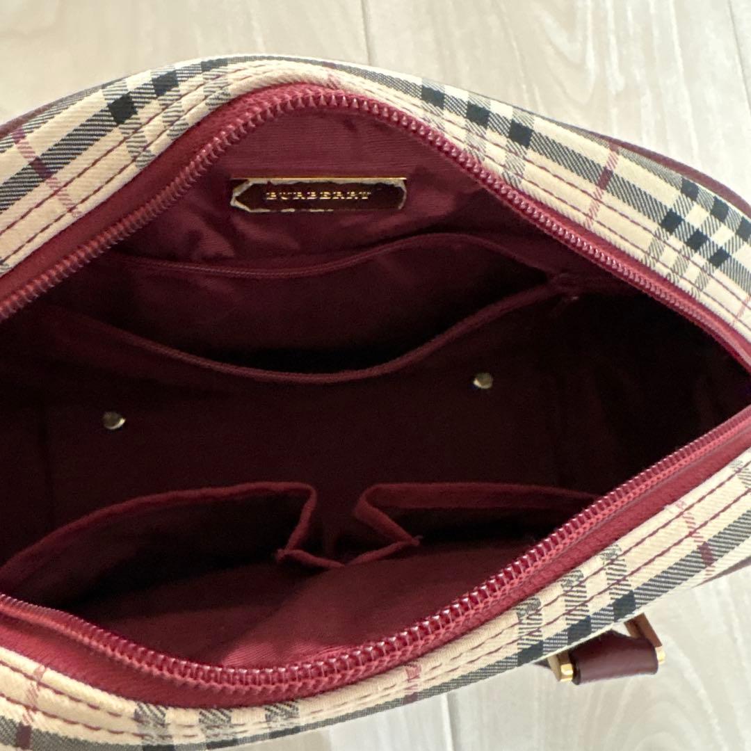 Burberry チェック柄 ハンドバッグ
