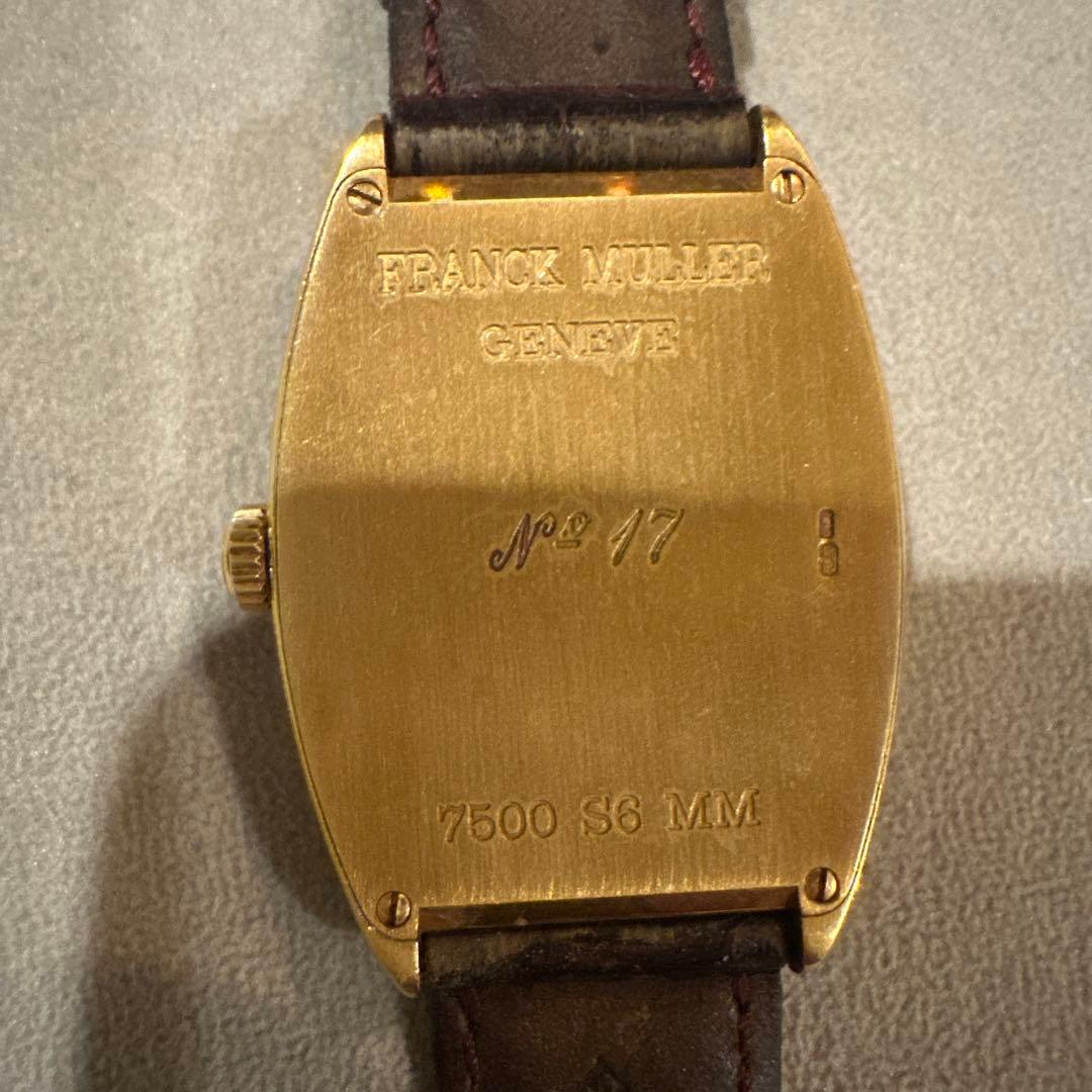 FRANCK MULLER トノウカーベックス　手巻き時計 ゴールド