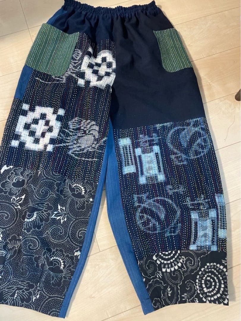 新品同 希少 プリーツプリーズ イッセイミヤケ ガウチョパンツ マルチ