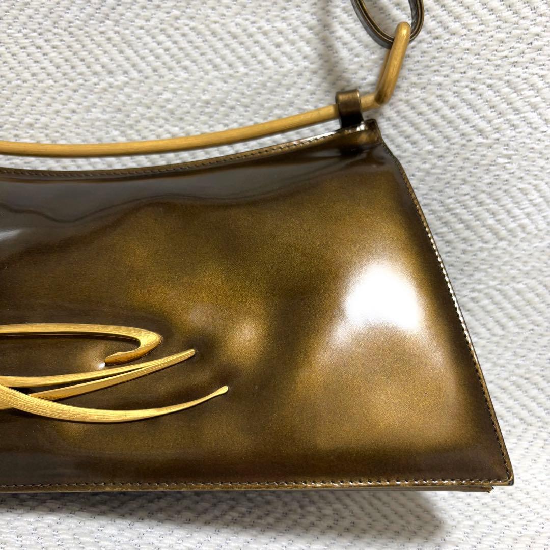 バッグ 90s Chirstian Lacroix Patent leather bag
