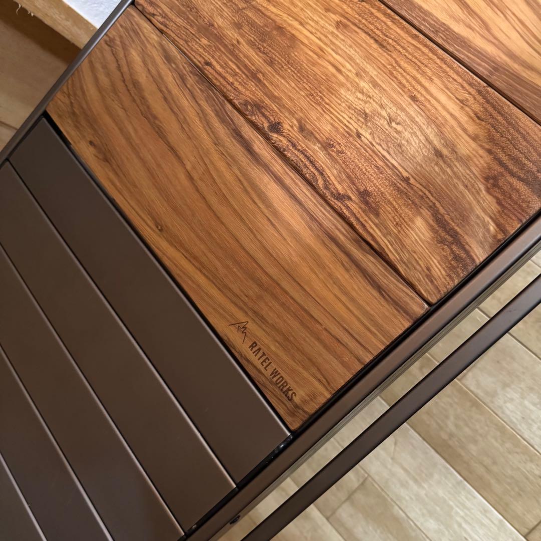 ラーテルワークス ウッドパネルテーブル アッシュグレー AG