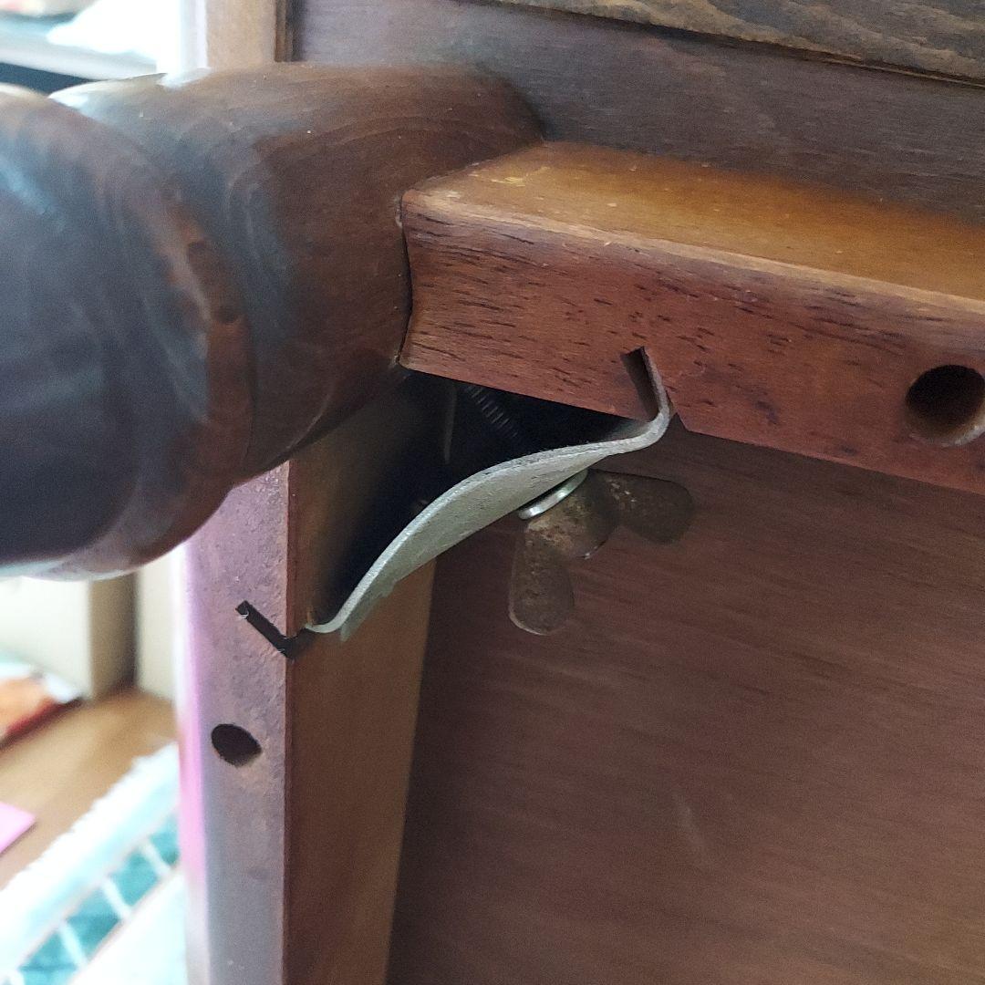 木製長方形ダイニングテーブル　　飛騨産業　キツツキマーク　W156cm