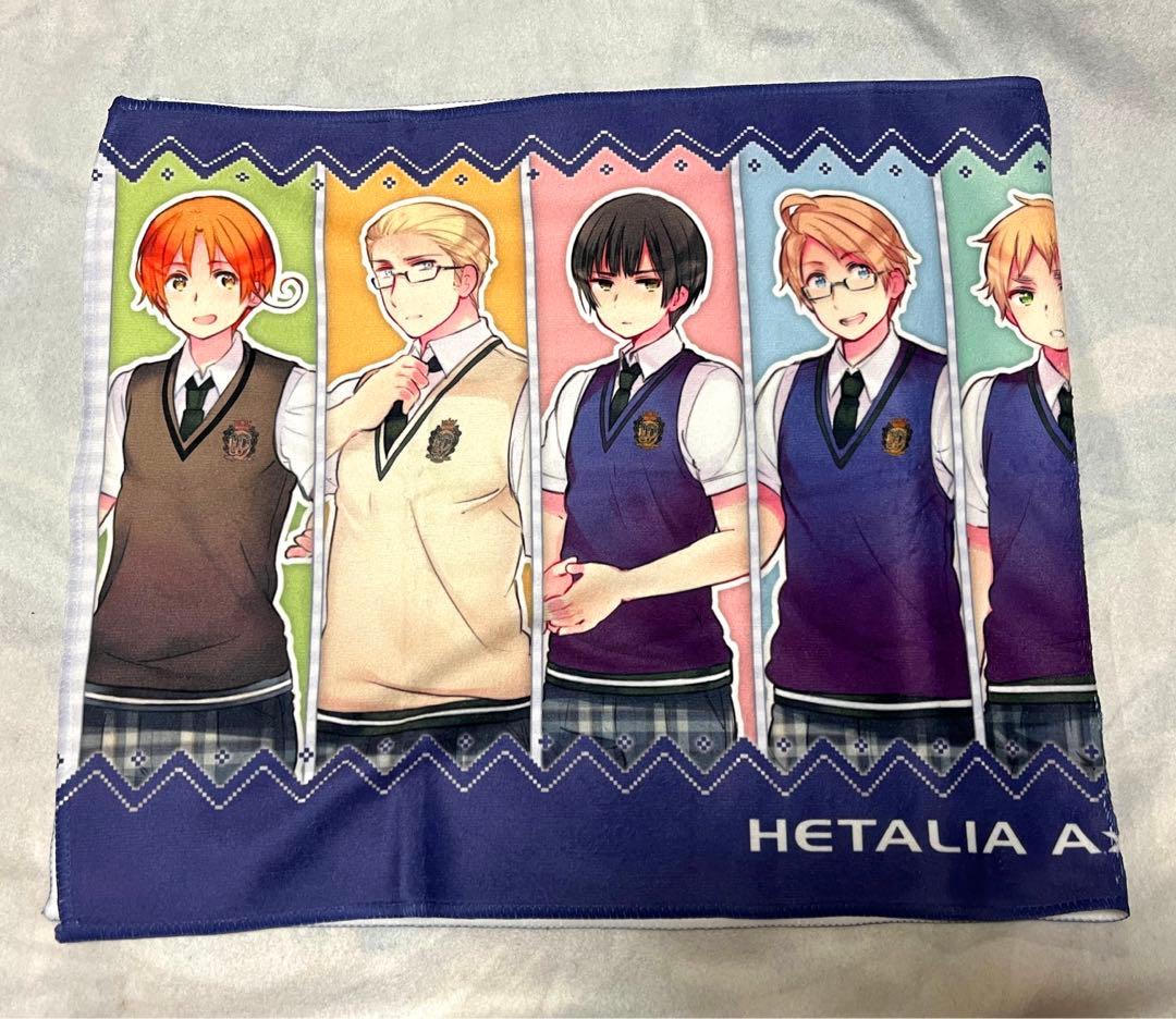 ヘタリア　マイクロファイバーフェイスタオル　学園ヘタリア　学ヘタ