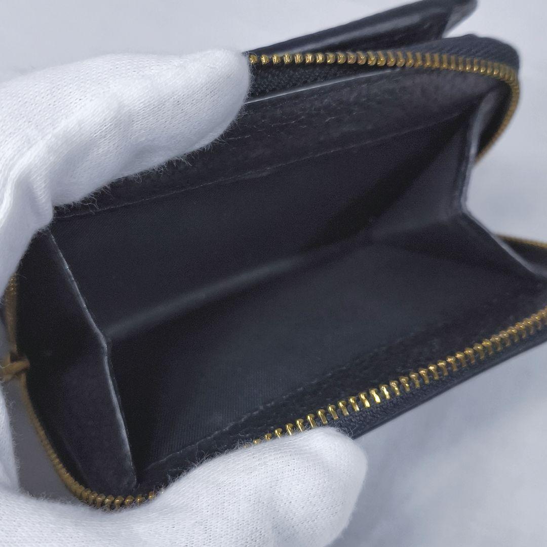 美品✨️　トリーバーチ　THEA　ティア　フルレザー　折り財布　黒