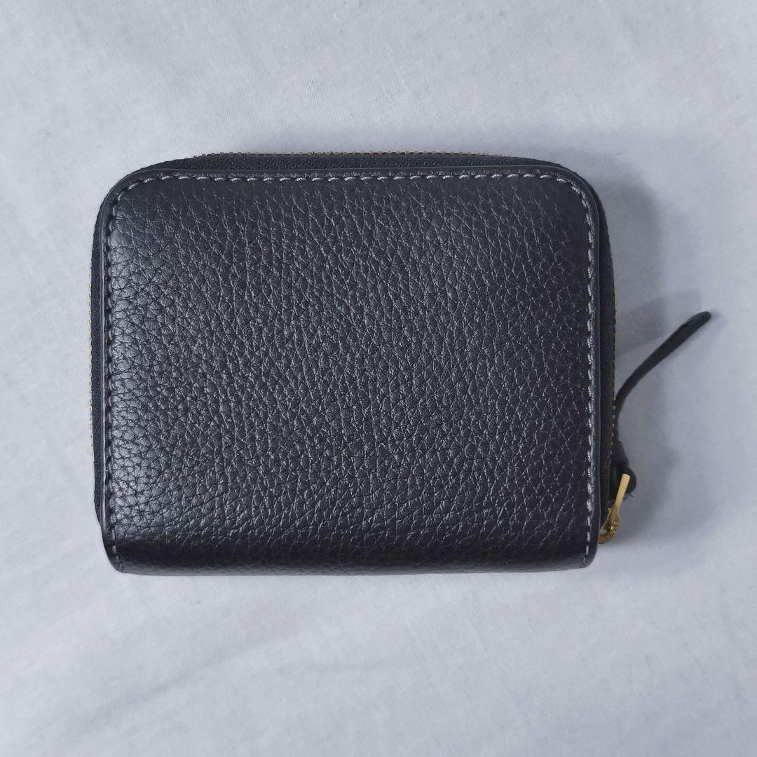 美品✨️　トリーバーチ　THEA　ティア　フルレザー　折り財布　黒