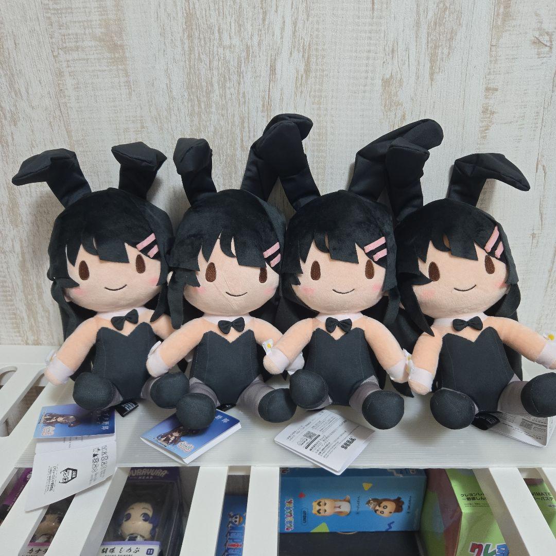 青春ブタ野郎 ふわぷち Mぬいぐるみ 桜島麻衣 バニー 6点セット