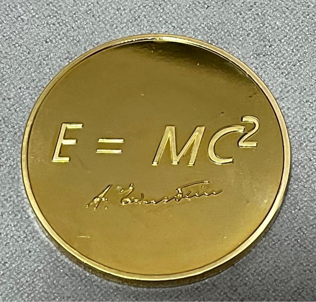 アインシュタイン記念真鍮メダル 32mm - メルカリ