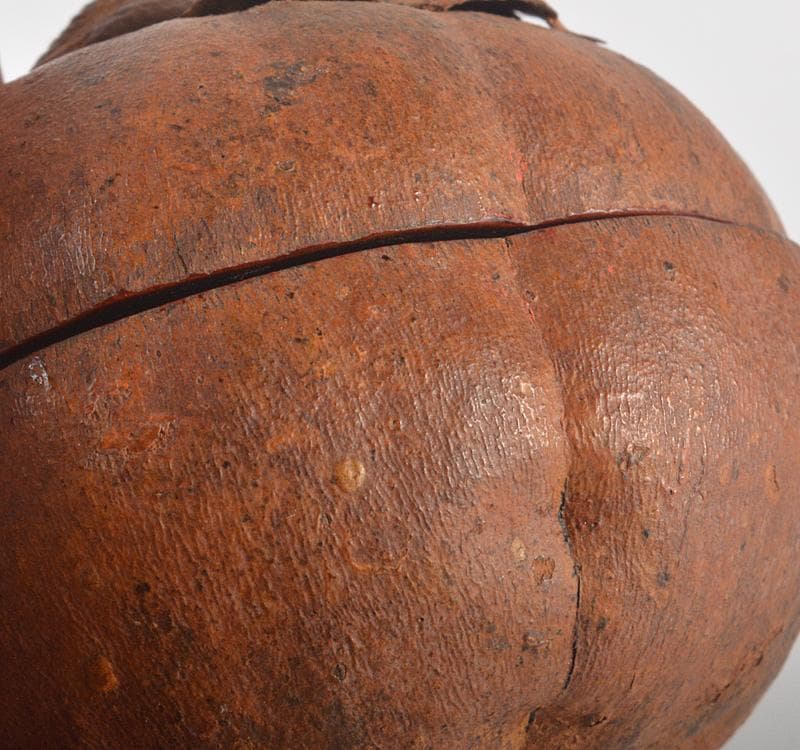 茶道具　マンゴスチン　内漆塗　時代箱　花押あり　M　R5248