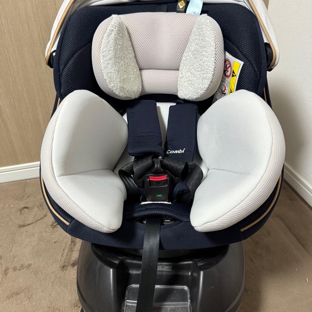 【新生児〜】コンビ　ネイビー　クルムーヴ　スマート　ISOFIX JL-590