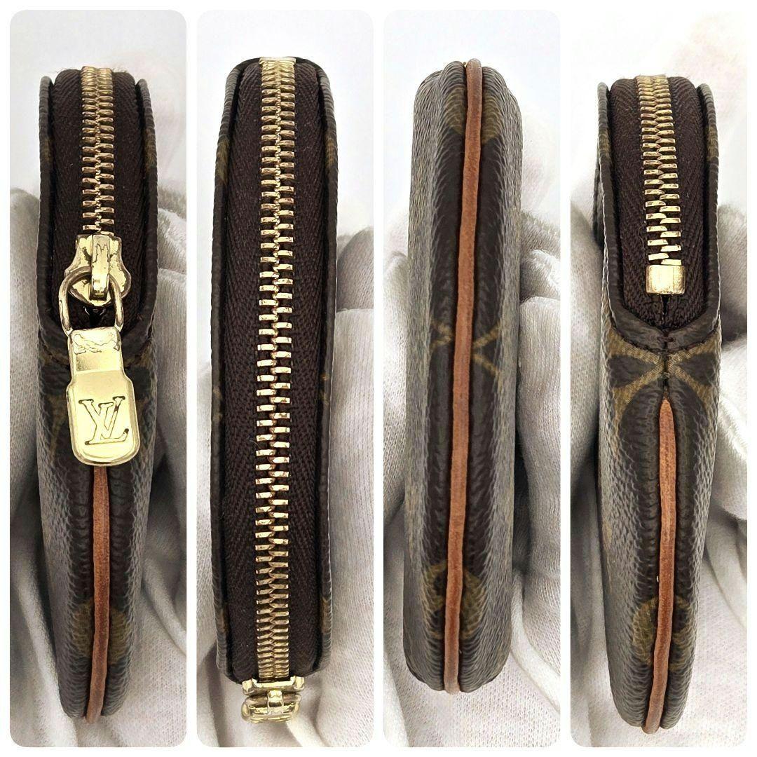 【美品】ルイヴィトン モノグラム 丸型 ポルトモネロン ケース