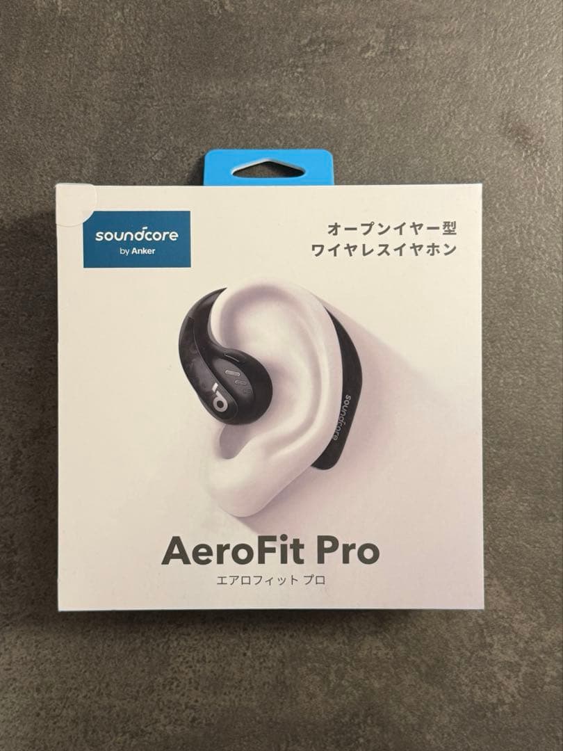 SoundCore Aero Fit Pro オープイヤー型　ワイヤレスイヤホン 完全ワイヤレスイヤホン Soundcore AeroFit Pro ミントブルー A3871N61