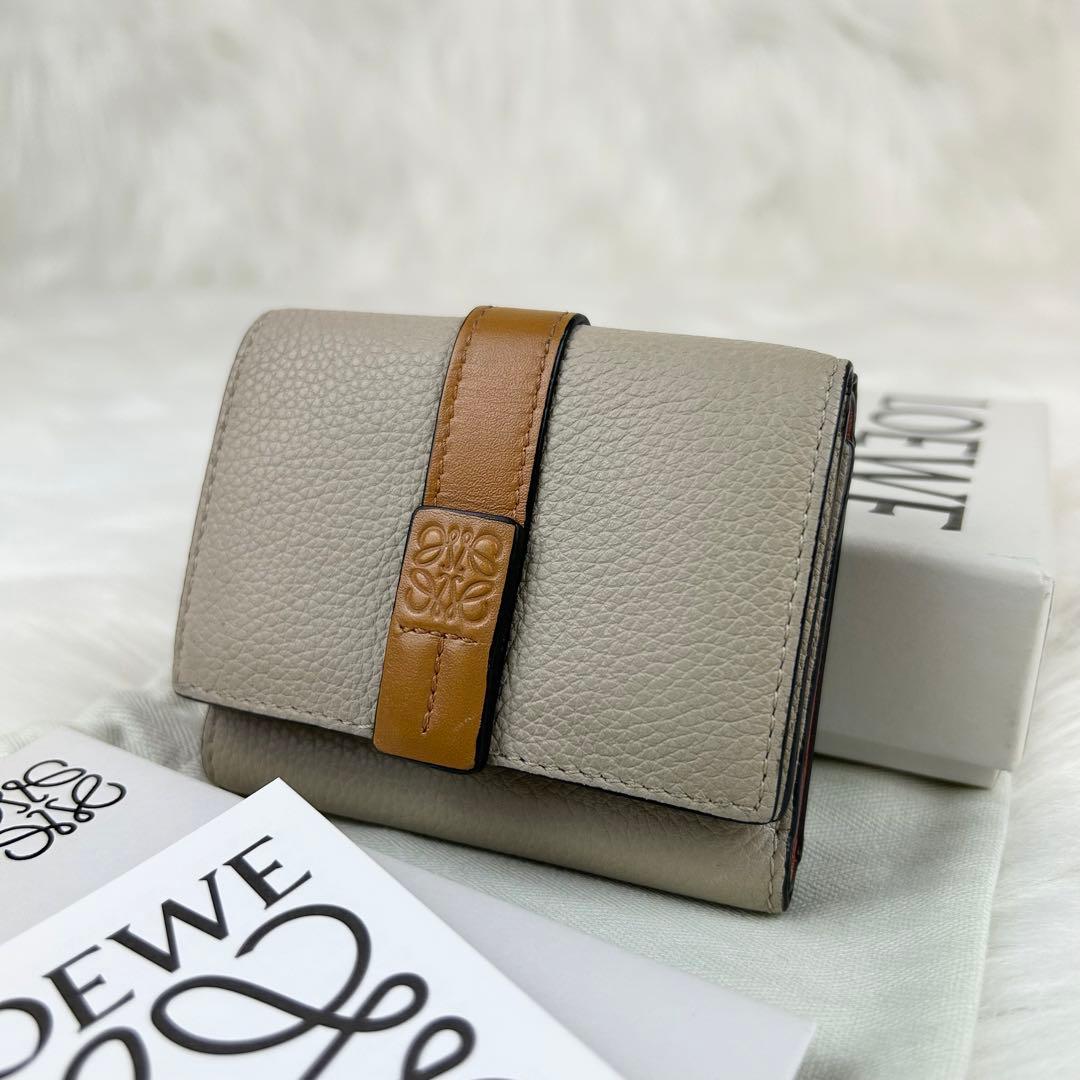 付属品完備✨ロエベ 折り財布 コンパクトジップウォレット アナグラム