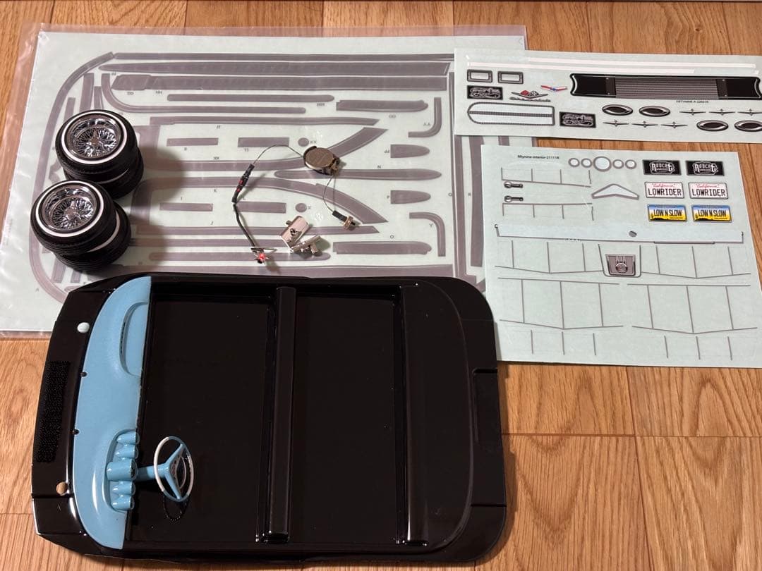 ビ*ド様 REDCAT 1959 IMPALA ラジコンボディーとホイールとオマ - メルカリ