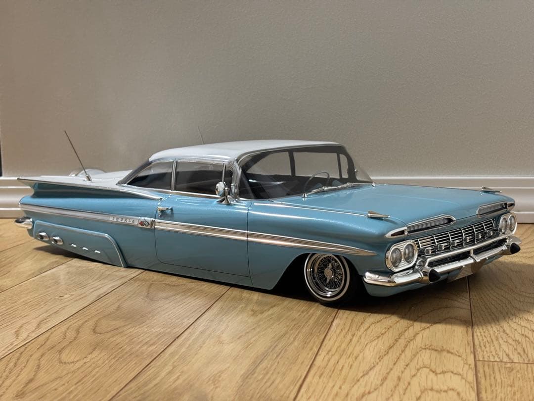 ビ*ド様 REDCAT 1959 IMPALA ラジコンボディーとホイールとオマ - メルカリ