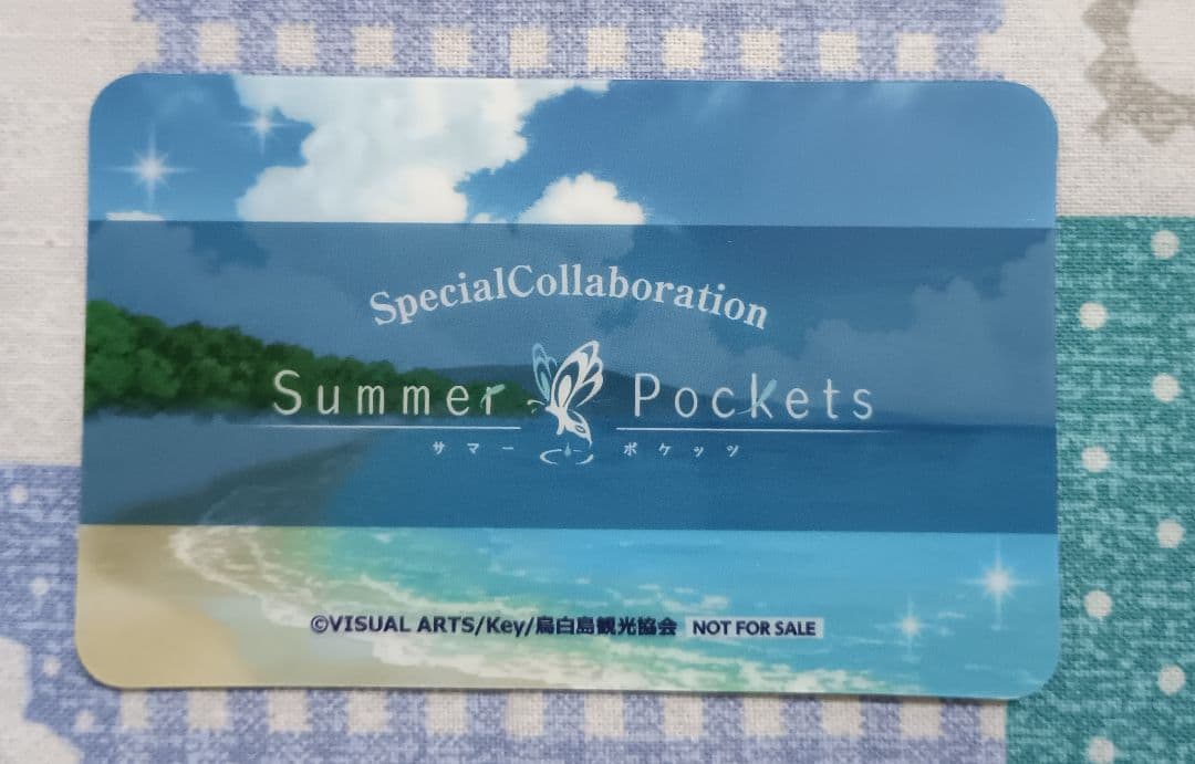 サマポケ カラオケの鉄人 乗船券風カード 鳴瀬しろは 激レア 非売品