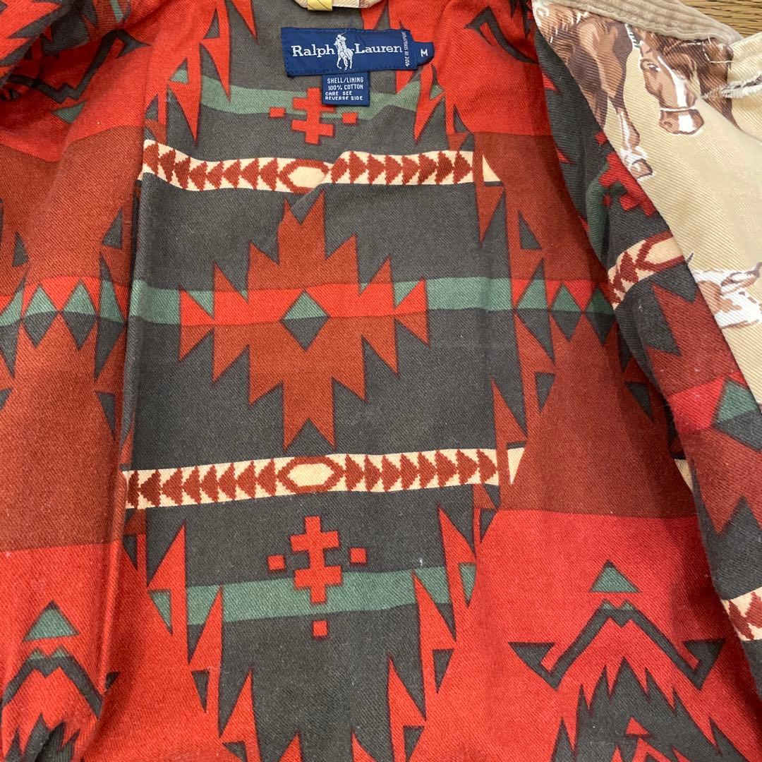 Ralph Lauren カウボーイ柄　カバーオール　ジャケット ロデオ　民族柄